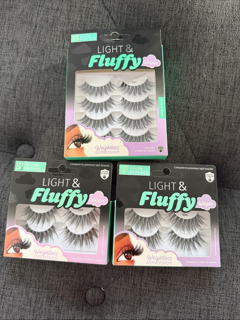New and sealed lashes